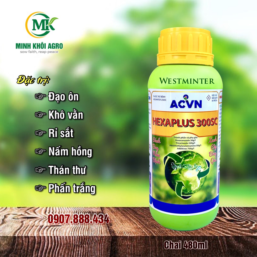 Thuốc trừ bệnh Westminter 250SC (HexaPlus - Chai 480ml)